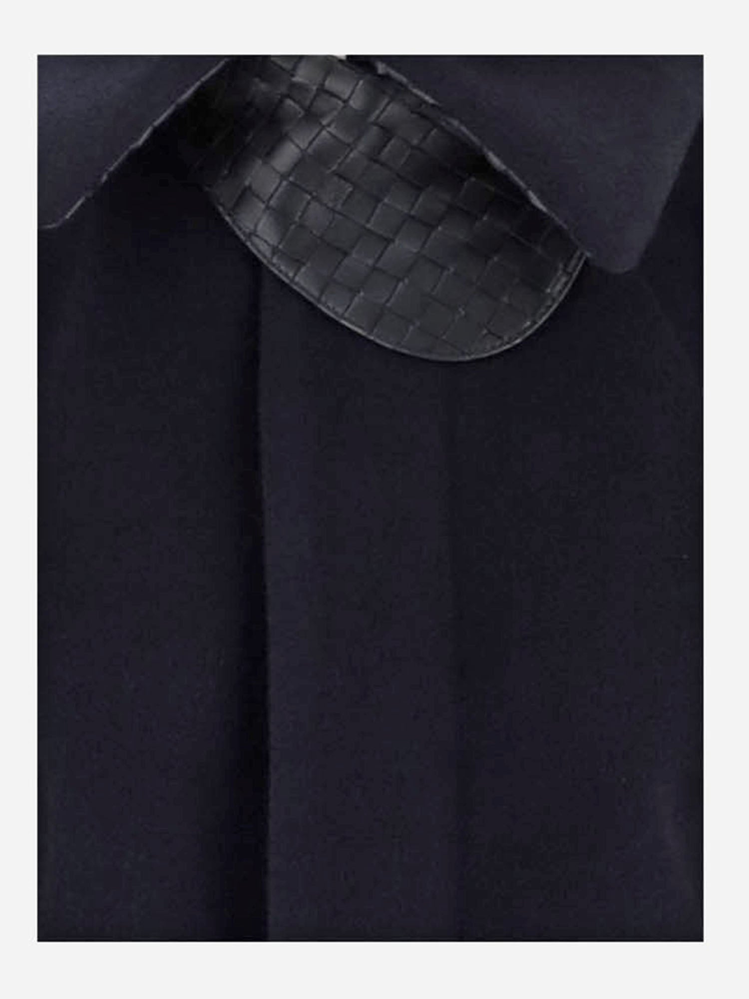 CAPPOTTO IN LANA E CASHMERE CON COLLETTO INTRECCIATO A007BC V6XY04071 BOTTEGA VENETA 