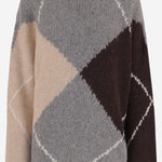 MAGLIONE IN MISTO LANA CON MOTIVO ARGYLE S2A100 0001 BRUNO MANETTI 