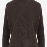 MAGLIA A TRECCIA IN LANA  E CASHMERE S2B141 400 BRUNO MANETTI 