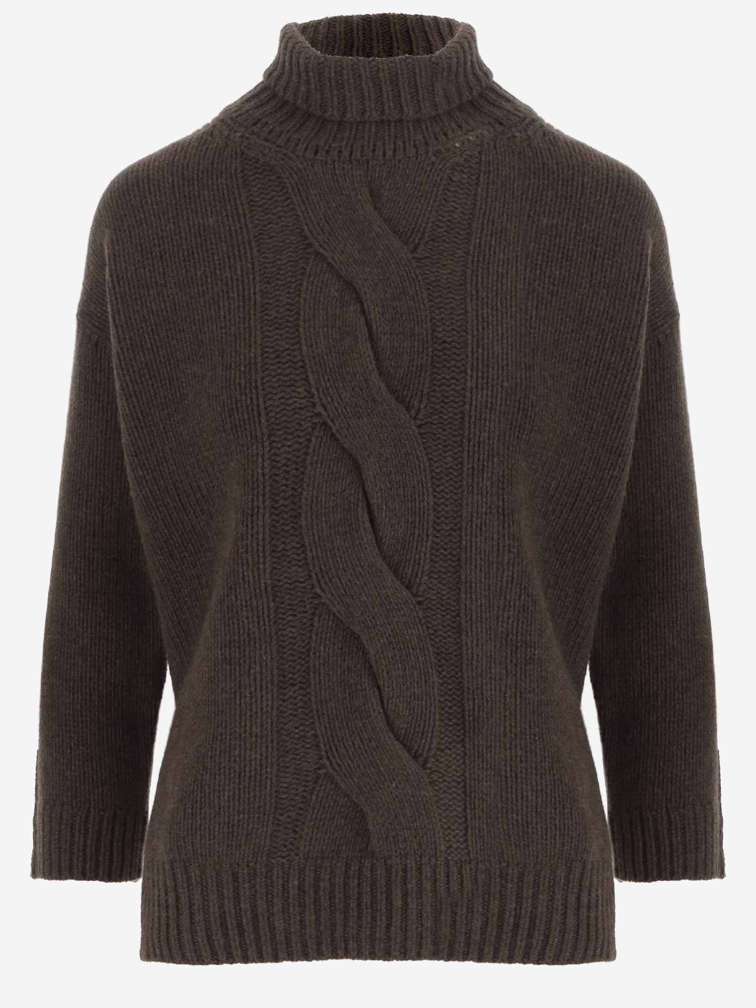 MAGLIA A TRECCIA IN LANA  E CASHMERE S2B141 400 BRUNO MANETTI 