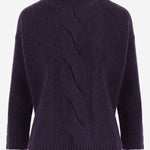MAGLIA A TRECCIA IN LANA  E CASHMERE S2B141 503 BRUNO MANETTI 