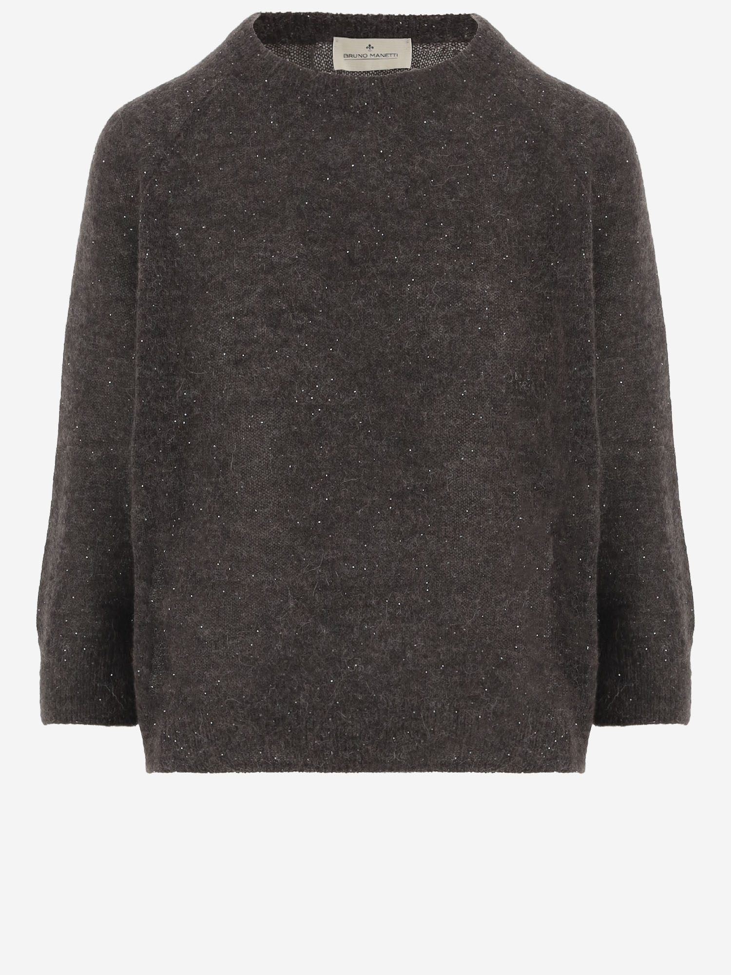 MAGLIONE IN MISTO ALPACA E LANA S2R100 400 BRUNO MANETTI 