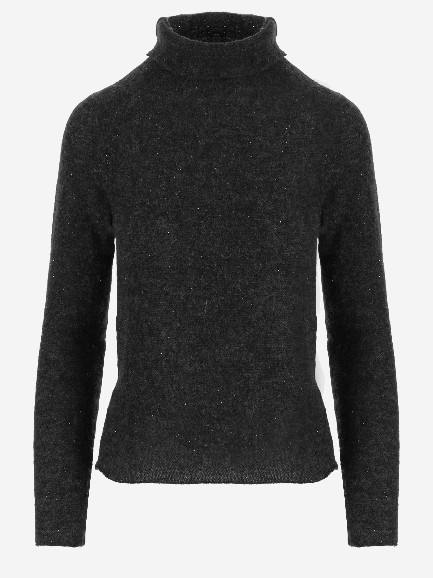 MAGLIONE IN MISTO ALPACA E LANA S2R101 000 BRUNO MANETTI 