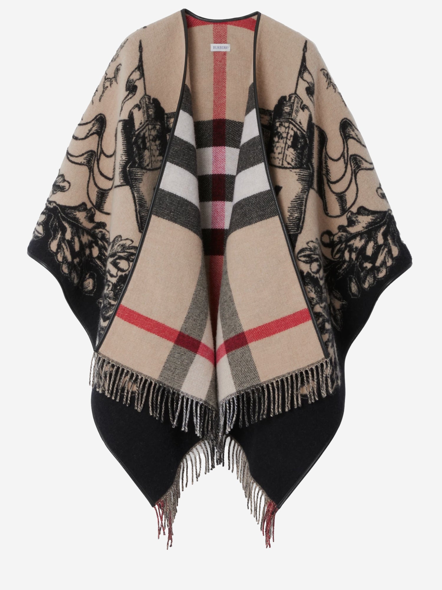 CAPPA REVERSIBILE IN LANA 8074875 ARCHIVEBEIGE BURBERRY 