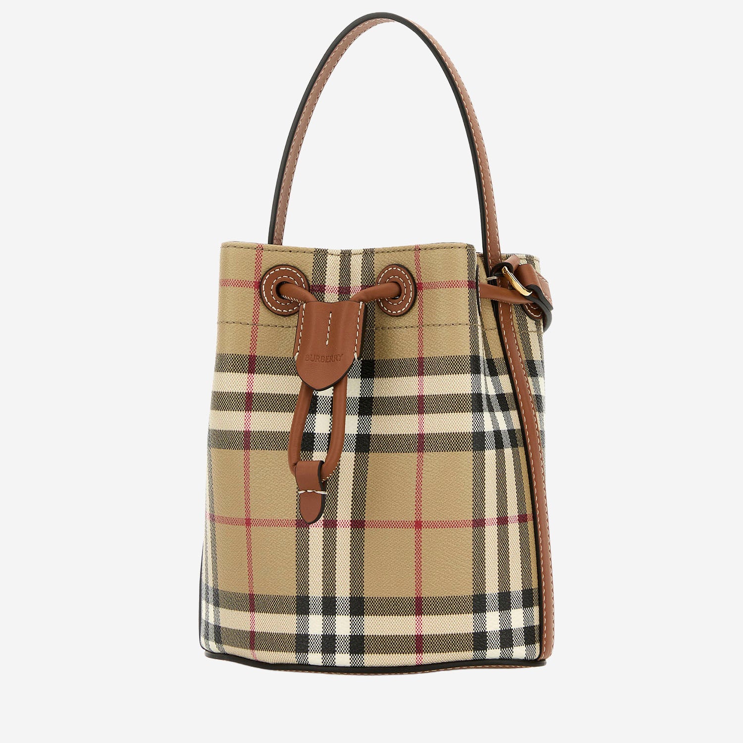 BORSA BUCKET CON MOTIVO CHECK 8100486  BURBERRY 