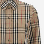 CAMICIA IN COTONE CON MOTIVO CHECK 8111847 ARCHIVEBEIGEIPCHK BURBERRY 