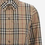 CAMICIA IN COTONE CON MOTIVO CHECK 8111847 ARCHIVEBEIGEIPCHK BURBERRY 