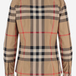 CAMICIA IN COTONE CON MOTIVO CHECK 8111856 ARCHIVEBEIGEIPCHK BURBERRY 