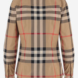 CAMICIA IN COTONE CON MOTIVO CHECK 8111856 ARCHIVEBEIGEIPCHK BURBERRY 