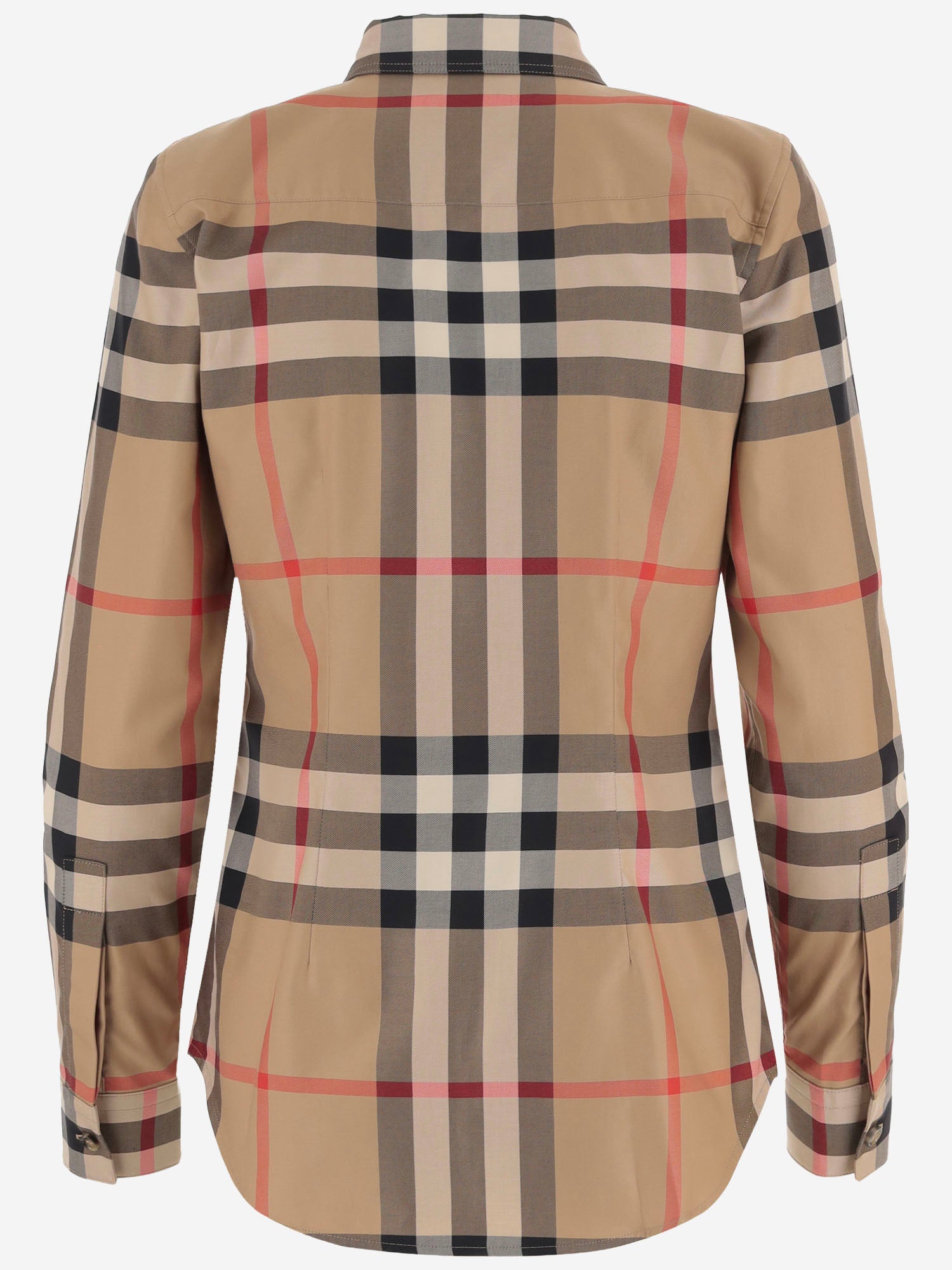 CAMICIA IN COTONE CON MOTIVO CHECK 8111856 ARCHIVEBEIGEIPCHK BURBERRY 