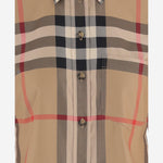 CAMICIA IN COTONE CON MOTIVO CHECK 8111856 ARCHIVEBEIGEIPCHK BURBERRY 