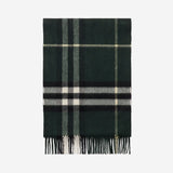 SCIARPA CHECK IN CASHMERE 8112629 ANCHORGREEN BURBERRY 