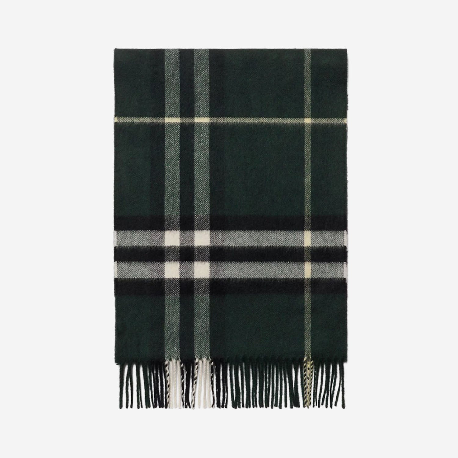 SCIARPA CHECK IN CASHMERE 8112629 ANCHORGREEN BURBERRY 