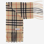 SCIARPA IN CASHMERE CON MOTIVO CHECK 8113377 SAND BURBERRY 