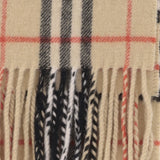 SCIARPA IN CASHMERE CON MOTIVO CHECK 8113377 SAND BURBERRY 