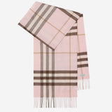 SCIARPA IN CASHMERE CON MOTIVO CHECK 8113947 BOWPINK BURBERRY 