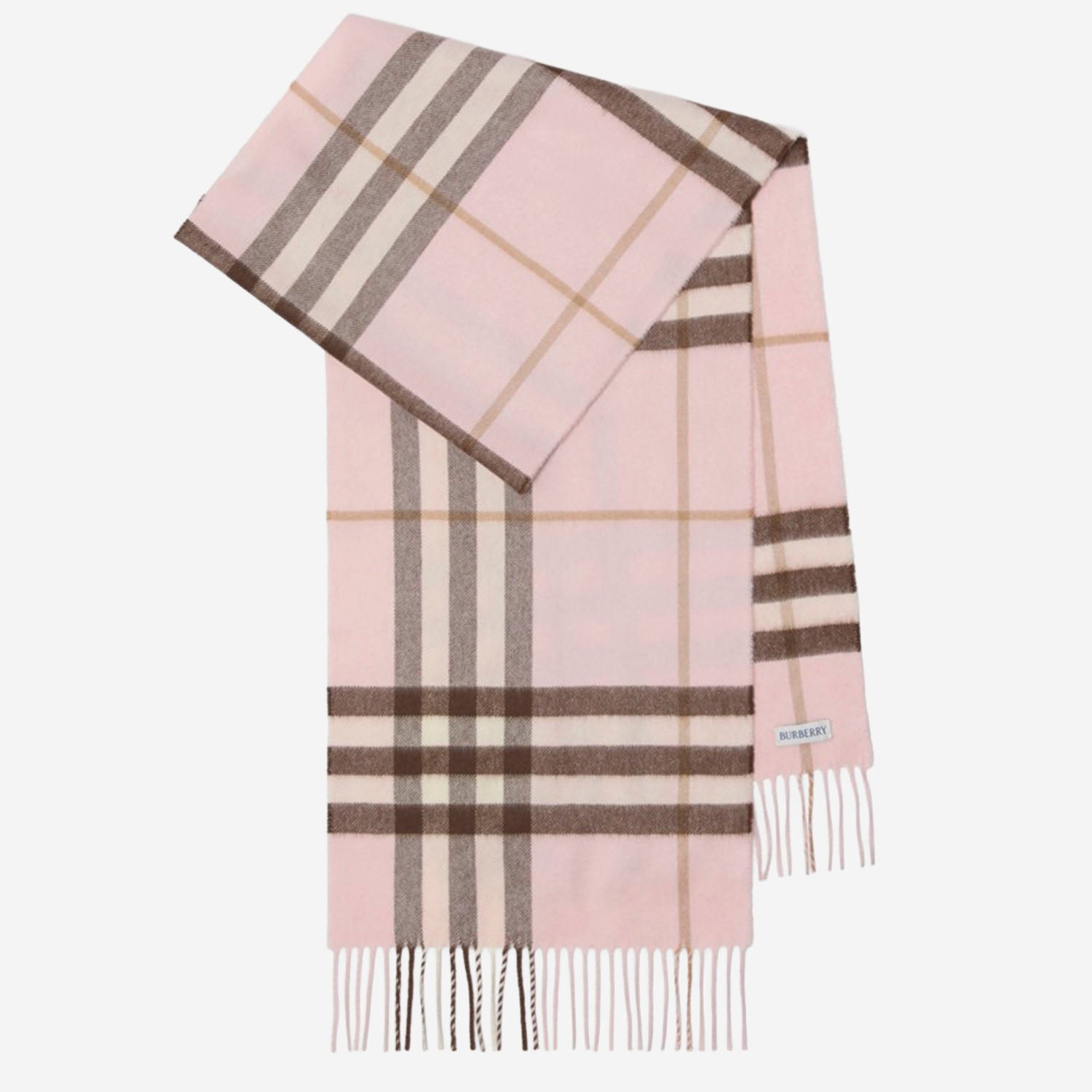 SCIARPA IN CASHMERE CON MOTIVO CHECK 8113947 BOWPINK BURBERRY 