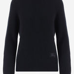 MAGLIA IN CASHMERE 8118315 BLACK BURBERRY 
