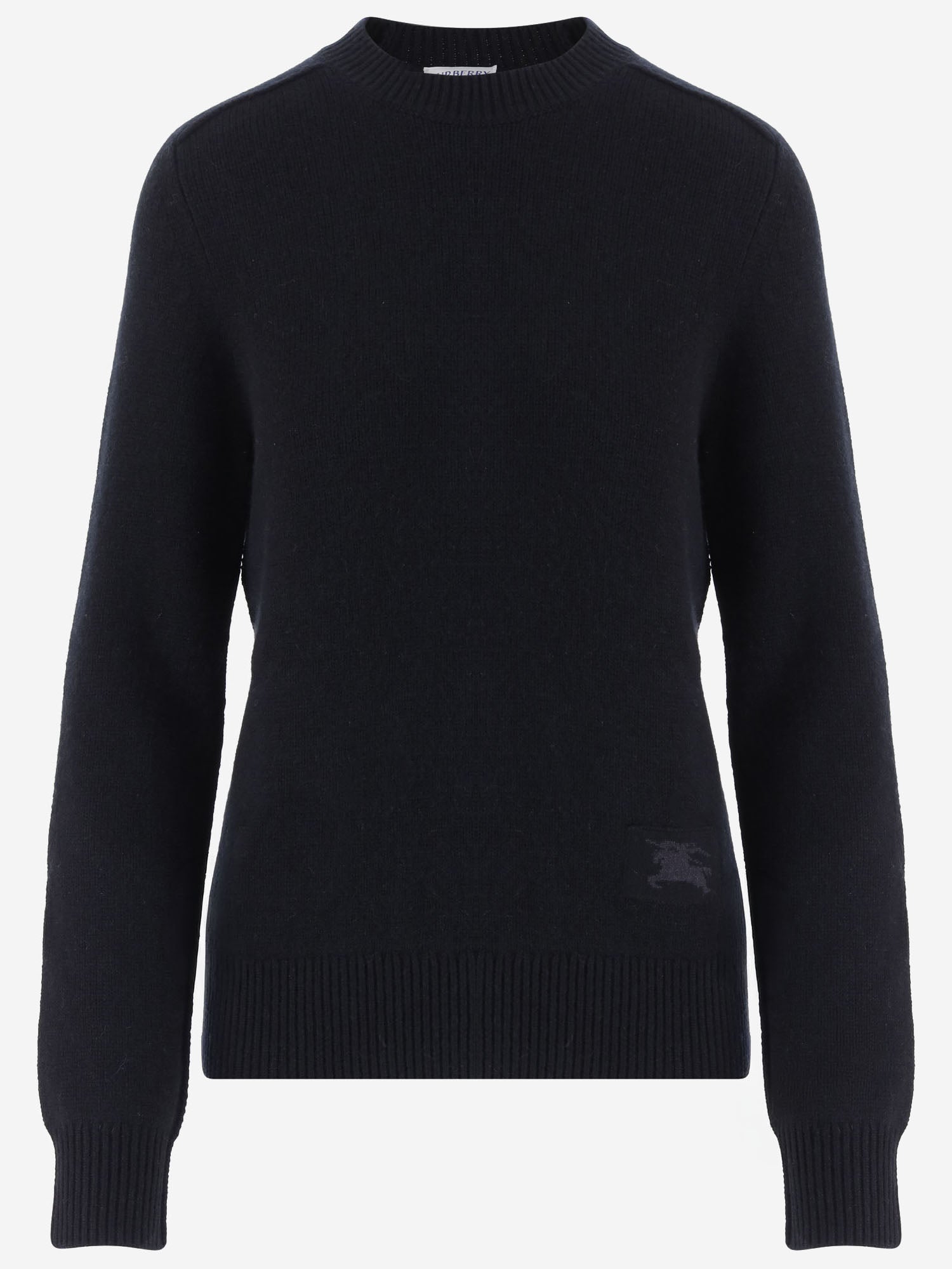 MAGLIA IN CASHMERE 8118315 BLACK BURBERRY 