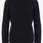 MAGLIA IN CASHMERE 8118315 BLACK BURBERRY 