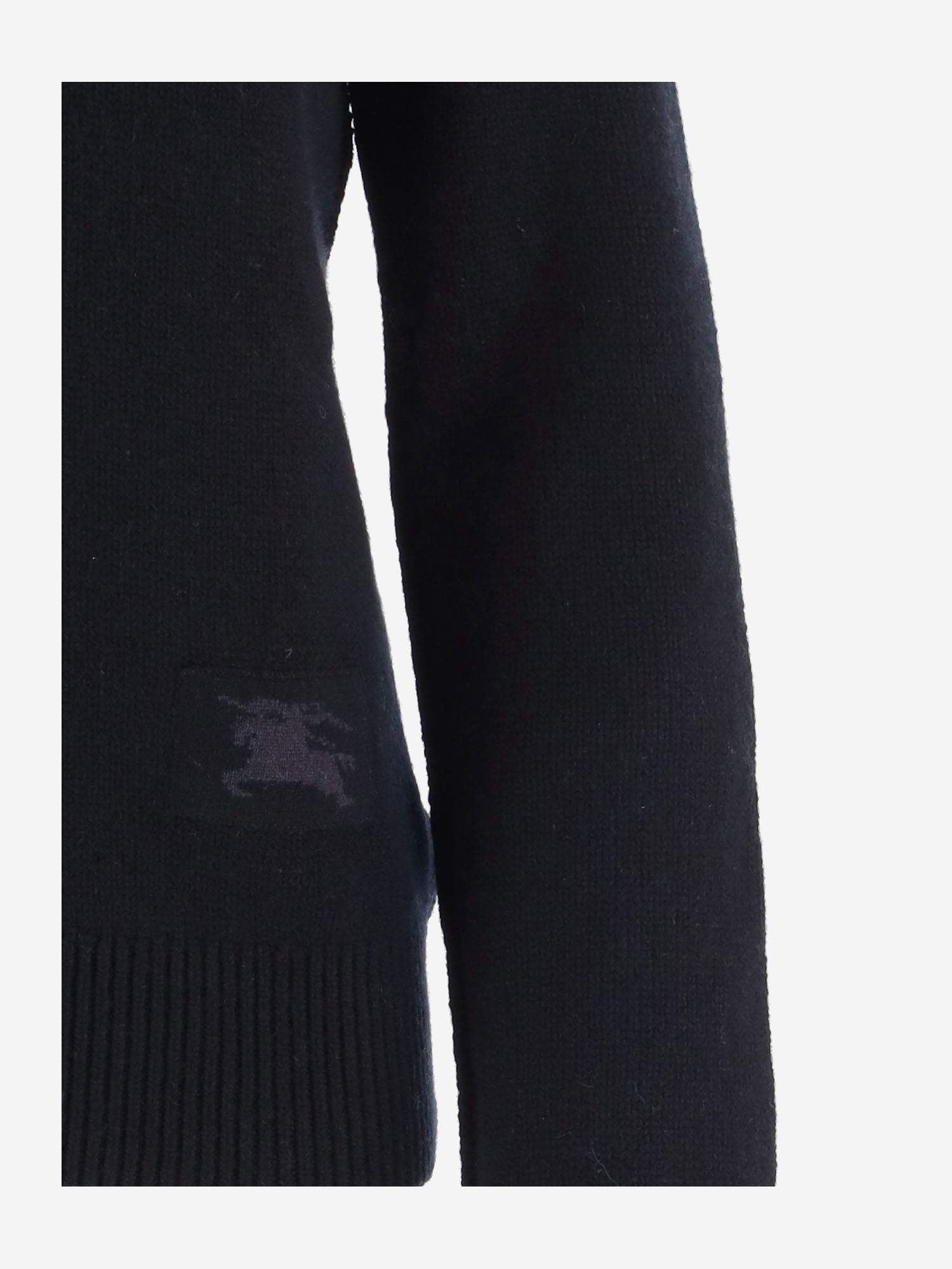 MAGLIA IN CASHMERE 8118315 BLACK BURBERRY 