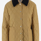 GIUBBOTTO TRAPUNTATO CON COLLETTO IN VELLUTO 8122745 CAMEL BURBERRY 