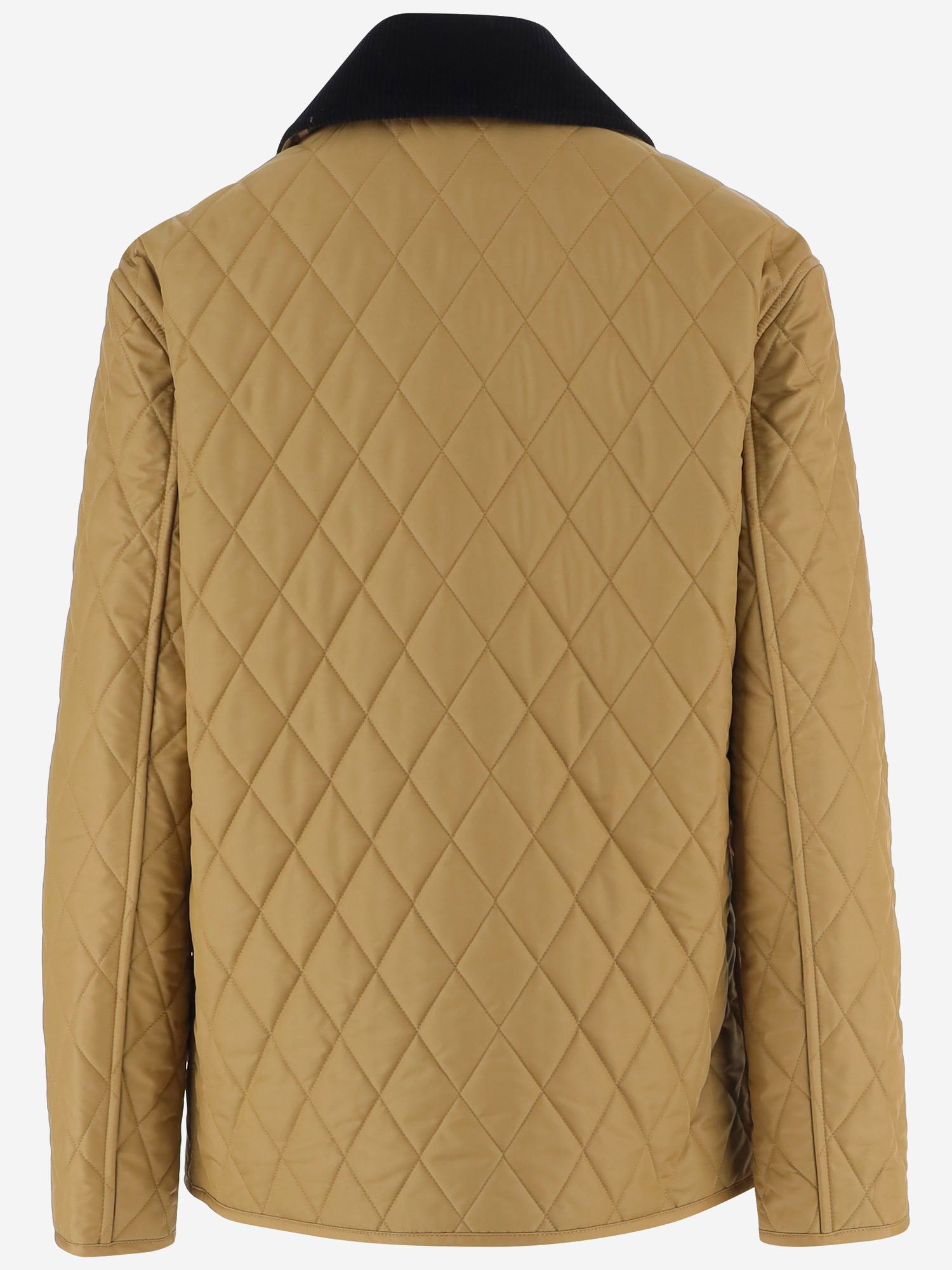 GIUBBOTTO TRAPUNTATO CON COLLETTO IN VELLUTO 8122745 CAMEL BURBERRY 