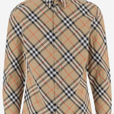 CAMICIA IN COTONE CON MOTIVO CHECK 8123166 SANDIPCHECK BURBERRY 