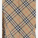 CAMICIA IN COTONE CON MOTIVO CHECK 8123166 SANDIPCHECK BURBERRY 