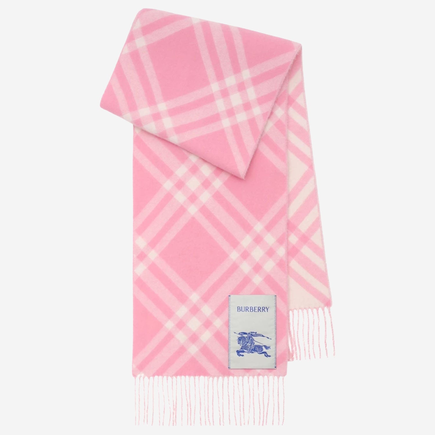 SCIARPA IN CASHMERE CON MOTIVO A CHECK 8124074 SUGARPINK BURBERRY 