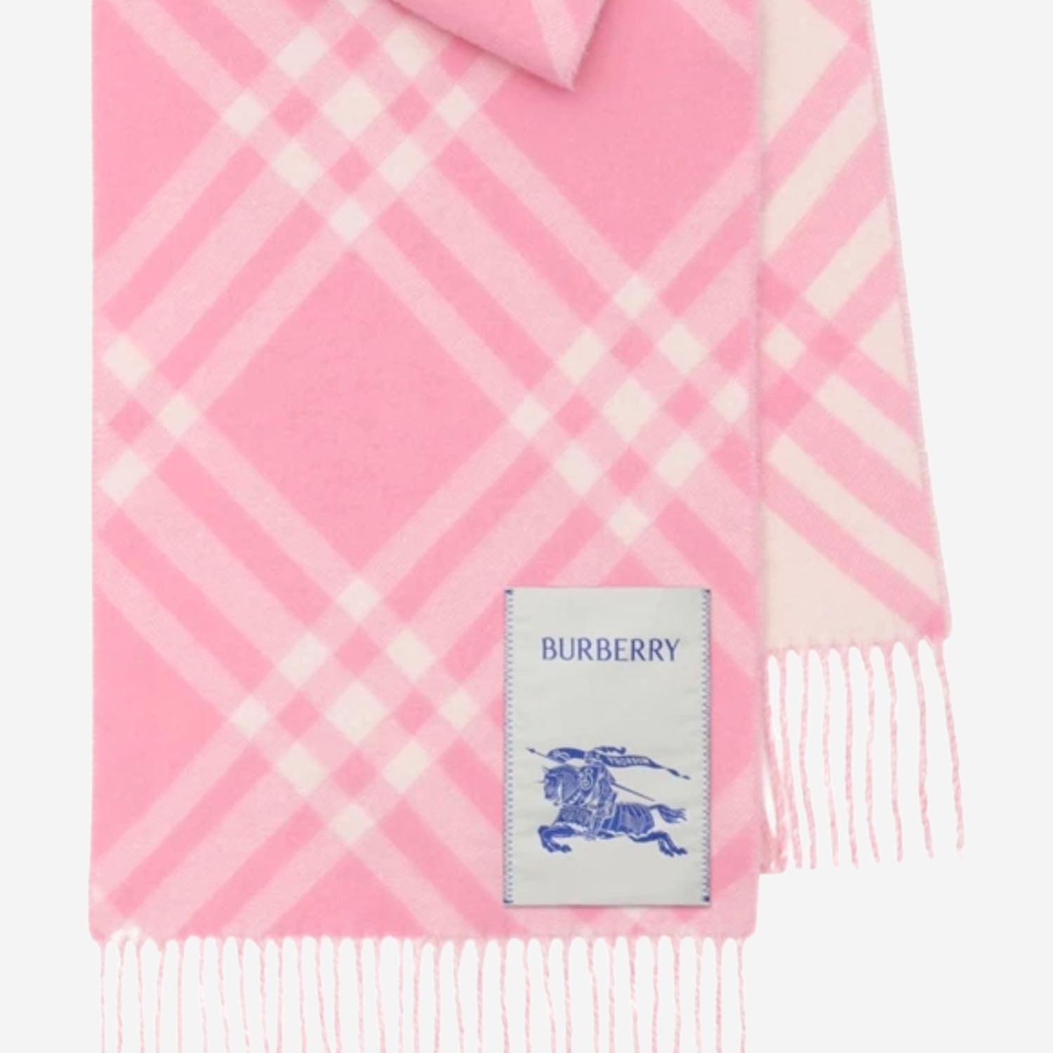 SCIARPA IN CASHMERE CON MOTIVO A CHECK 8124074 SUGARPINK BURBERRY 