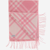 SCIARPA IN CASHMERE CON MOTIVO A CHECK 8124074 SUGARPINK BURBERRY 