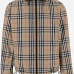 GIACCA NEWPORT CHECK REVERSIBILE 8126536 SANDIPCHECK BURBERRY 