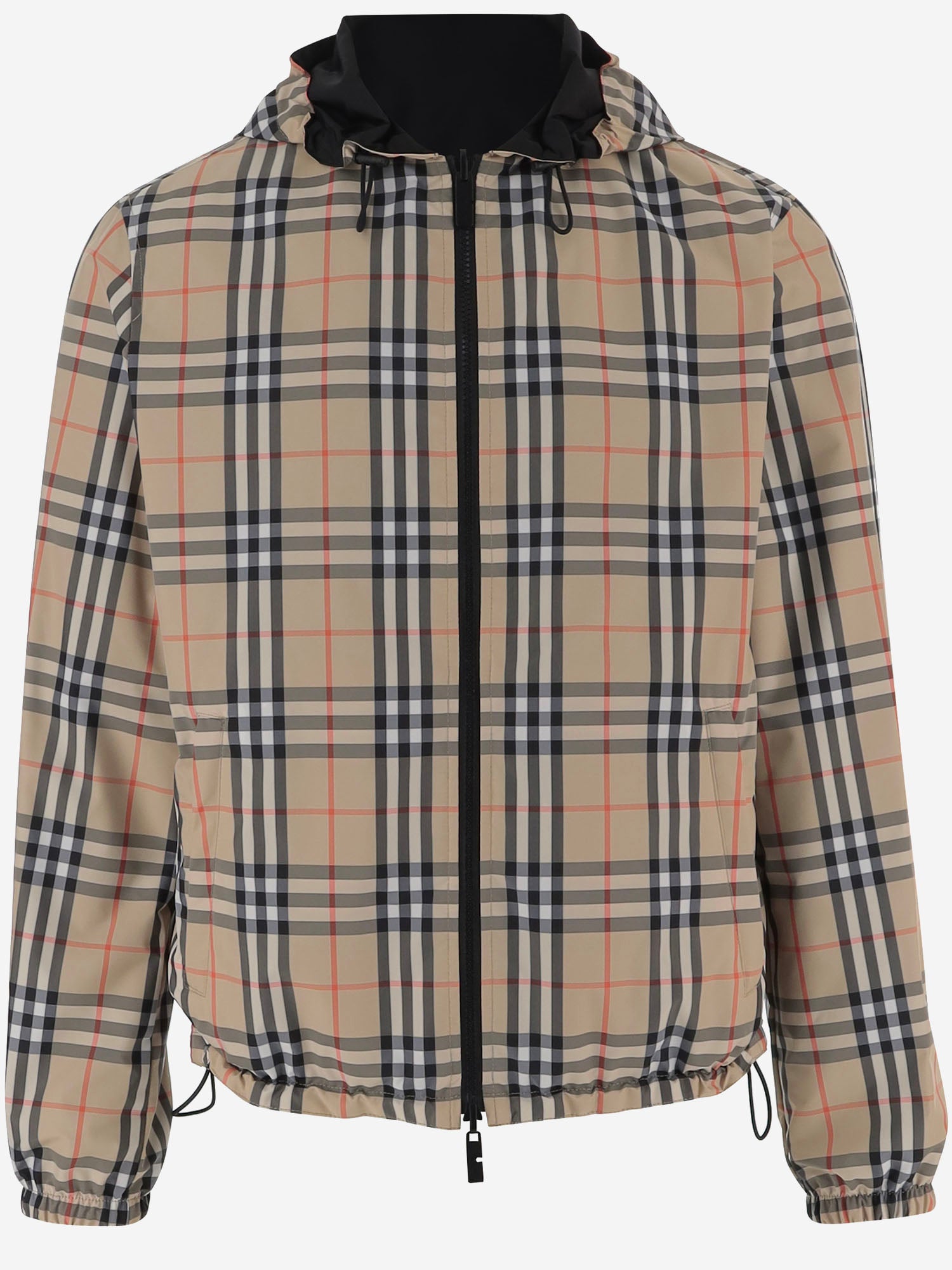 GIACCA NEWPORT CHECK REVERSIBILE 8126536 SANDIPCHECK BURBERRY 