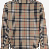 GIACCA NEWPORT CHECK REVERSIBILE 8126536 SANDIPCHECK BURBERRY 