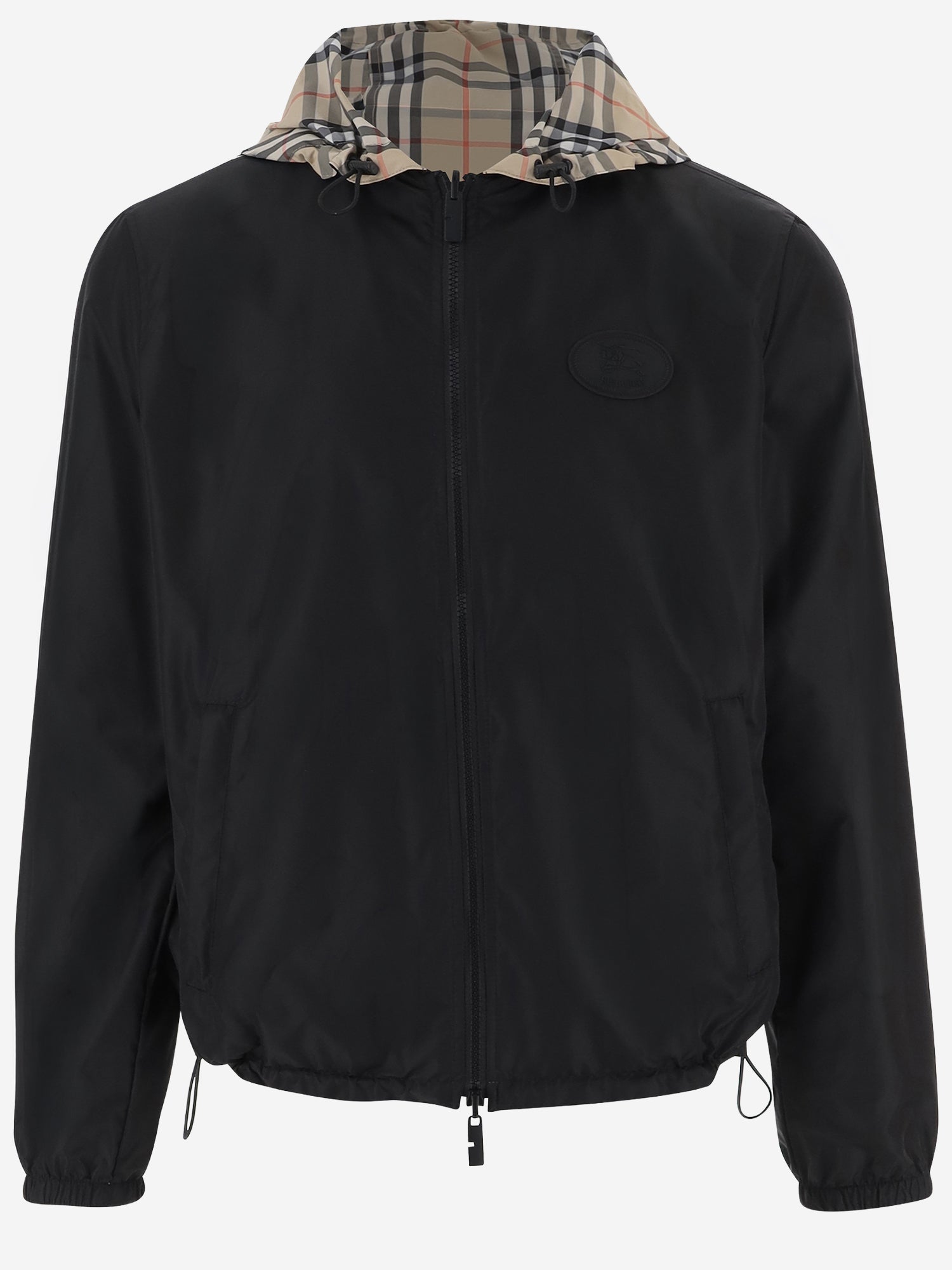 GIACCA NEWPORT CHECK REVERSIBILE 8126536 SANDIPCHECK BURBERRY 
