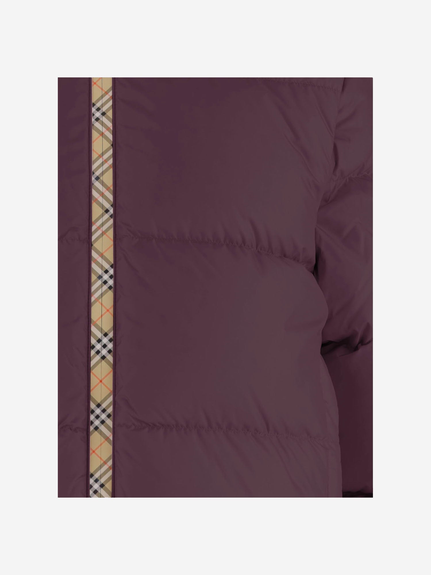 PIUMINO IMBOTTITO IN NYLON CON MANICHE REMOVIBILI 8129492 VINEYARDRED BURBERRY 