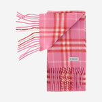 SCIARPA CHECK IN CASHMERE 8130283 GLAZEPINK BURBERRY 