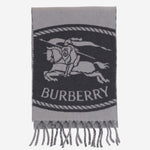 SCIARPA REVERSIBILE IN CASHMERE CON LOGO 8130403 MITTENGREY BURBERRY 