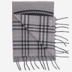 SCIARPA REVERSIBILE IN CASHMERE CON LOGO 8130403 MITTENGREY BURBERRY 