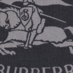 SCIARPA REVERSIBILE IN CASHMERE CON LOGO 8130403 MITTENGREY BURBERRY 