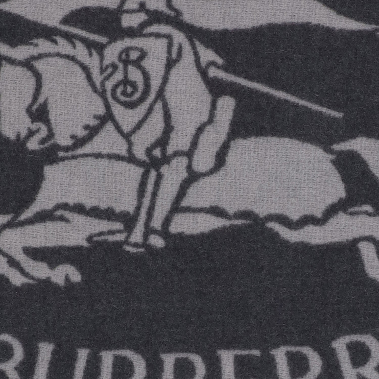 SCIARPA REVERSIBILE IN CASHMERE CON LOGO 8130403 MITTENGREY BURBERRY 