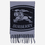 SCIARPA REVERSIBILE IN CASHMERE CON LOGO 8130404 BANKBLUE BURBERRY 