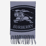 SCIARPA REVERSIBILE IN CASHMERE CON LOGO 8130404 BANKBLUE BURBERRY 