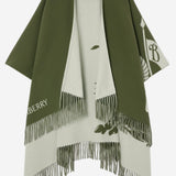 CAPPA REVERSIBILE IN MISTO LANA 8130428 PEAGREEN BURBERRY 