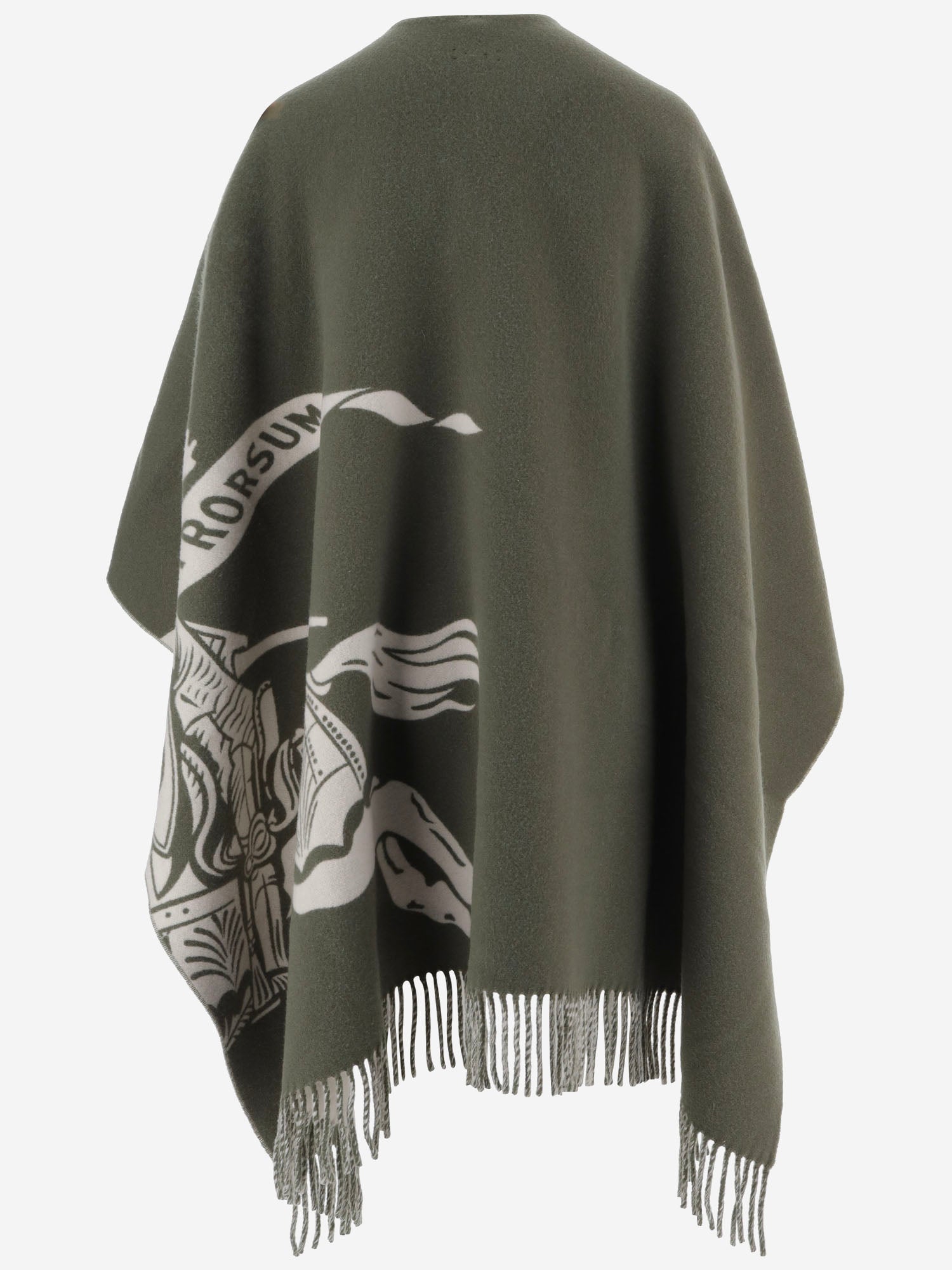 CAPPA REVERSIBILE IN MISTO LANA 8130428 PEAGREEN BURBERRY 