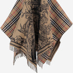Mantella reversibile in lana 8130447 ARCHIVEBEIGE BURBERRY 