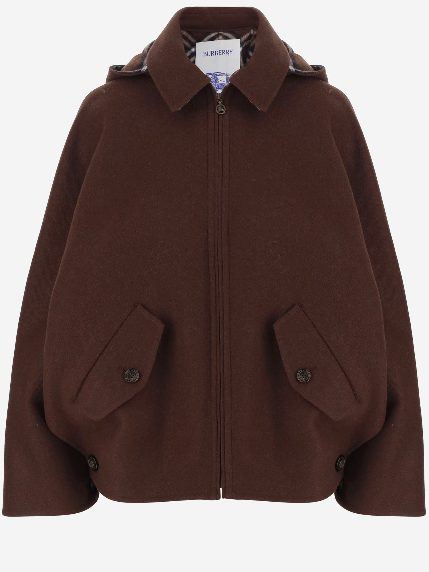 GIUBBOTTO IN LANA 8131076 TREACLEBROWNBRNCK BURBERRY 