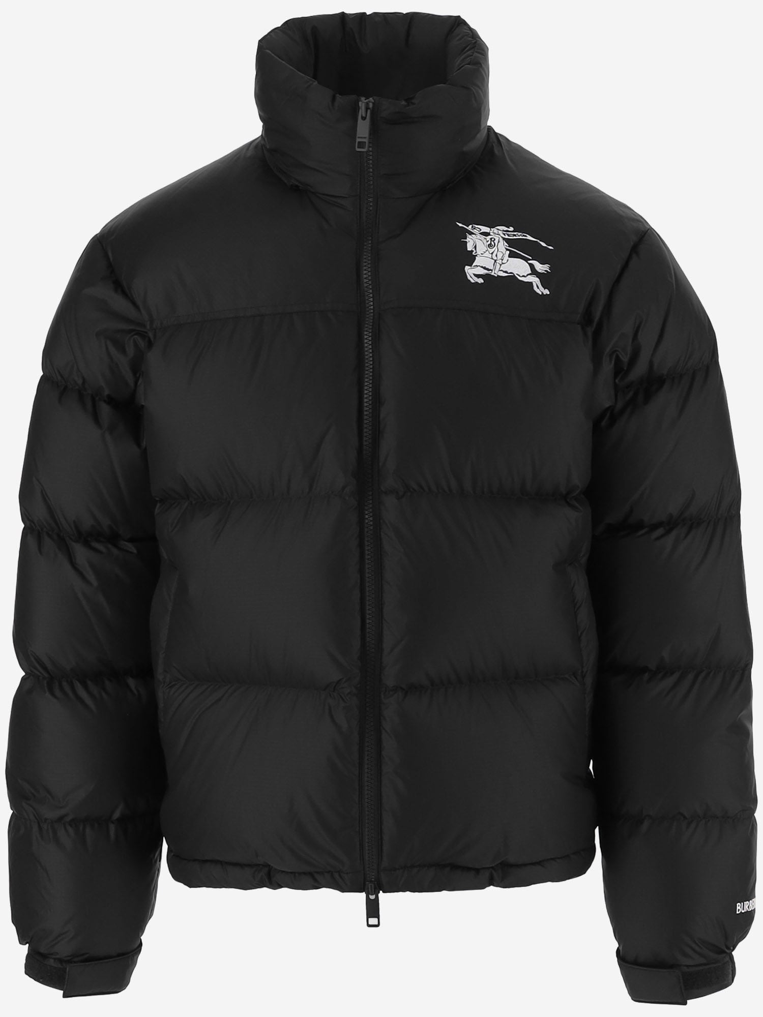 PIUMINO IMBOTTITO CON LOGO 8131175 BLACK BURBERRY 