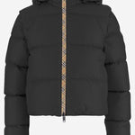 PIUMINO IMBOTTITO IN NYLON CON MANICHE REMOVIBILI 8131354 BLACK BURBERRY 
